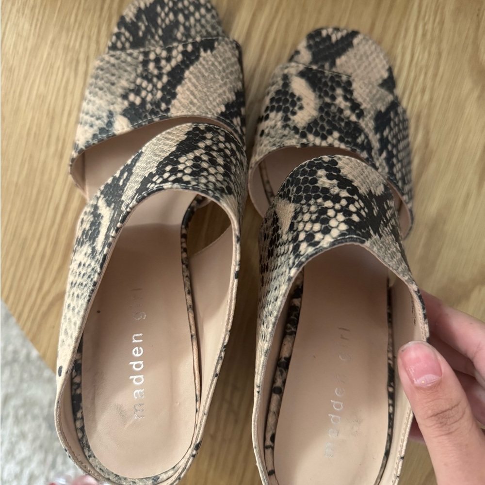 Madden Girl Snake Print Women's Shoes